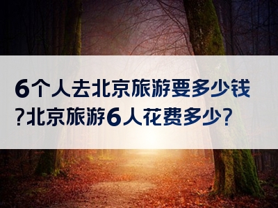 6个人去北京旅游要多少钱？北京旅游6人花费多少？