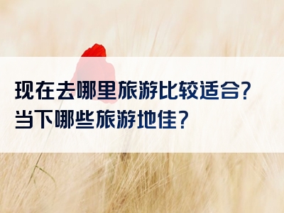 现在去哪里旅游比较适合？当下哪些旅游地佳？