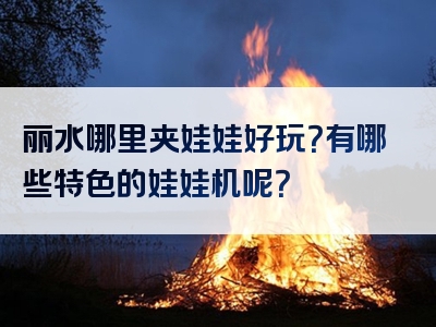 丽水哪里夹娃娃好玩？有哪些特色的娃娃机呢？