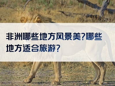 非洲哪些地方风景美？哪些地方适合旅游？