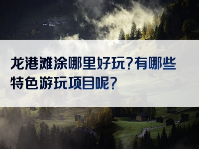龙港滩涂哪里好玩？有哪些特色游玩项目呢？