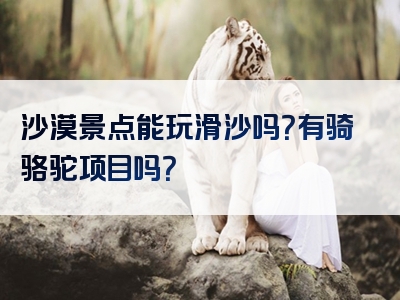 沙漠景点能玩滑沙吗？有骑骆驼项目吗？