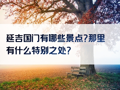 延吉国门有哪些景点？那里有什么特别之处？