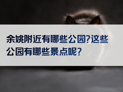 余姚附近有哪些公园？这些公园有哪些景点呢？